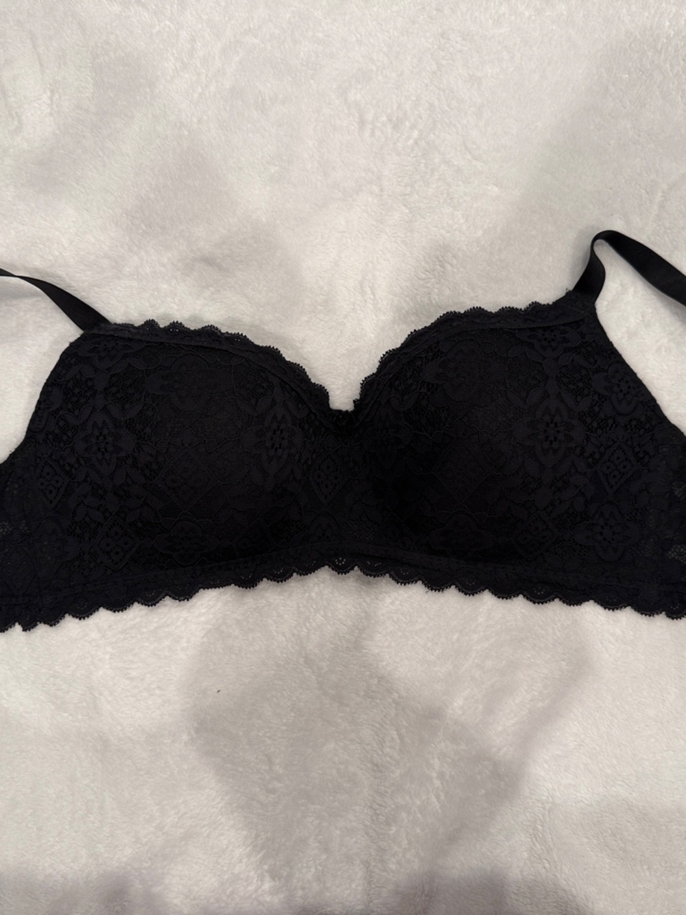 intimissimi Black Lace Padded Underwire Bra